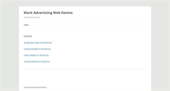 Desktop Screenshot of markwebdemos.com