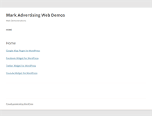 Tablet Screenshot of markwebdemos.com